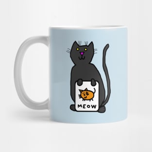 Cute Cat Self Portrait Mug